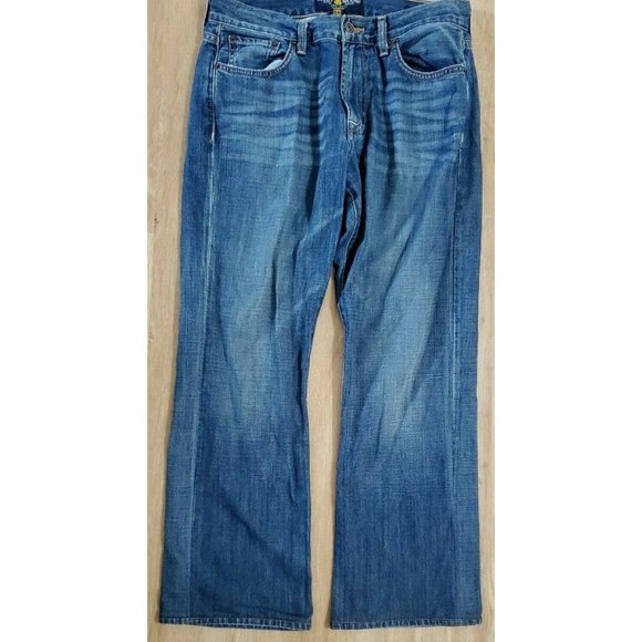 Lucky Brand Mens 455 Relaxed Boot Blue Jeans 30